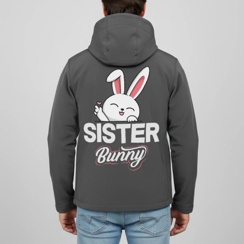 Happy Easter Sweet Easter Bunny Egg Hunt Easter Eggs Men’s Recycled Softshell Jacket by Stanley/Stella