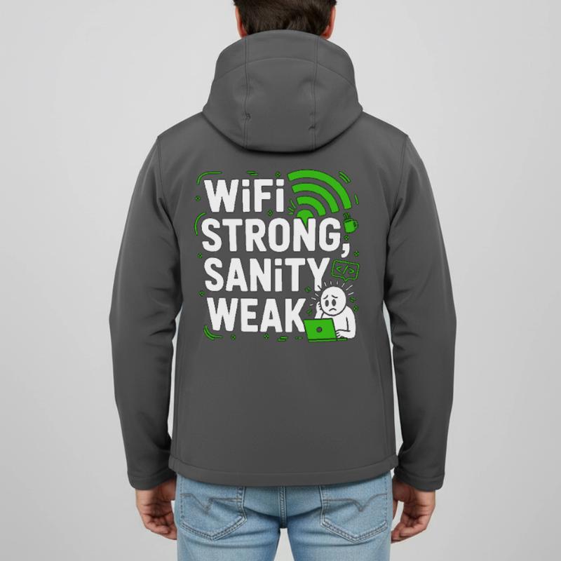 Remote Developer WiFi Strong Software Engineering Recycelte Männer Softshell-Jacke von Stanley/Stella