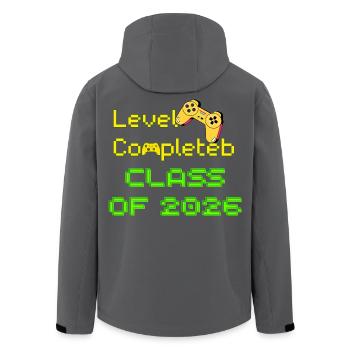 Niveau complété Cadeau de la promotion 2026 Gamer Grad - Veste softshell homme en polyester recyclé Stanley/Stella - noir - Dos - AI Model Male 185 light (185cm)