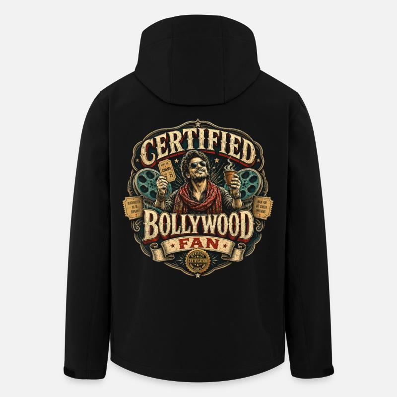 Certified Bollywood Fan - Recycelte Männer Softshell-Jacke von Stanley/Stella - Schwarz