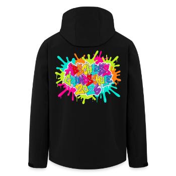 Remise des diplômes de l'école primaire 2026 - Veste softshell homme en polyester recyclé Stanley/Stella - noir - Dos - AI Model Male 185 light (185cm)