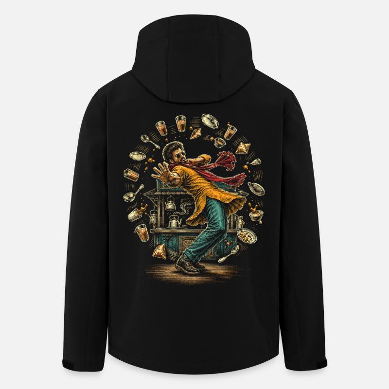 Bollywood - Veste softshell homme en polyester recyclé Stanley/Stella - noir