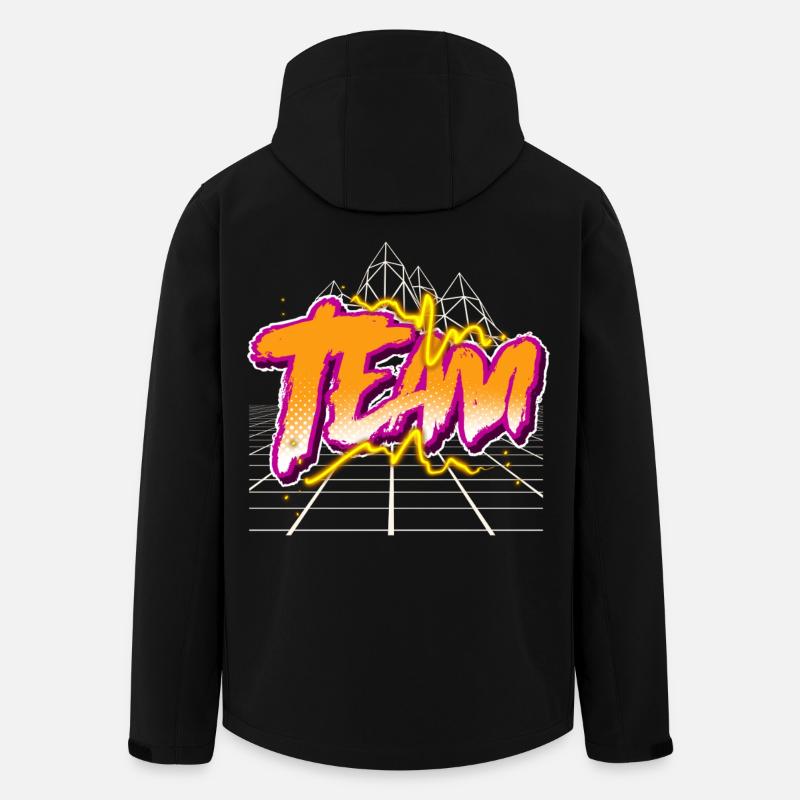 Team - Men’s Recycled Softshell Jacket by Stanley/Stella - black