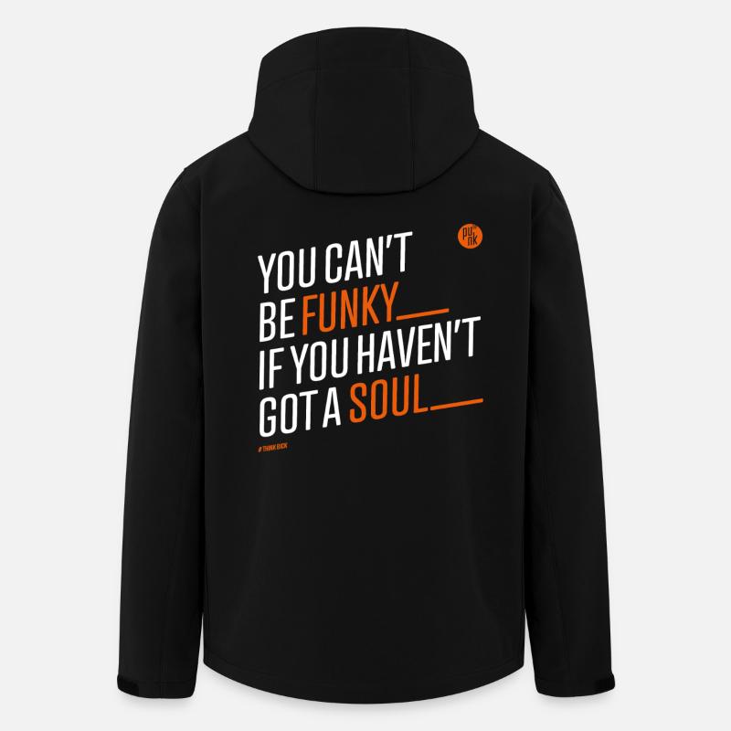 You_cant_be_funky - Men’s Recycled Softshell Jacket by Stanley/Stella - black