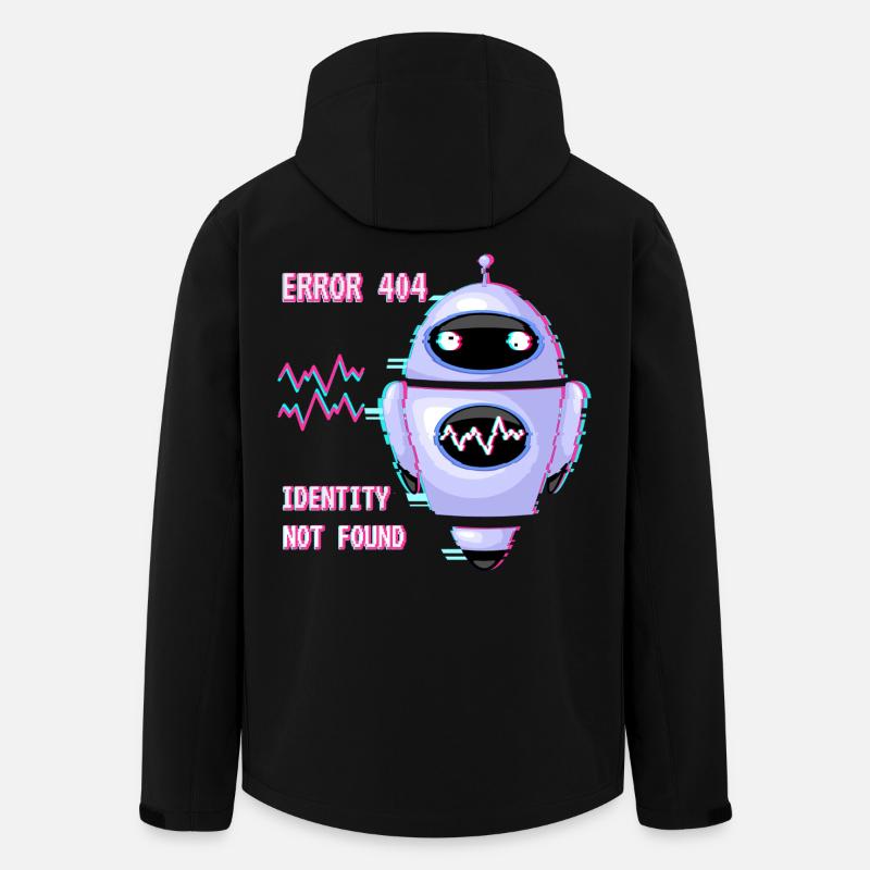 ERROR 404: Identity Not Found - Men’s Recycled Softshell Jacket by Stanley/Stella - black