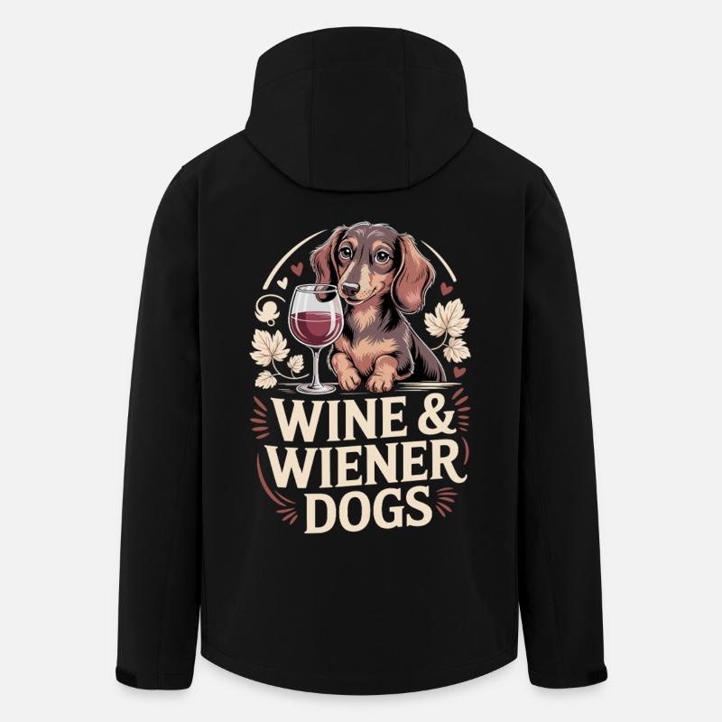 Vin & Chiens viennois - Veste softshell homme en polyester recyclé Stanley/Stella - noir