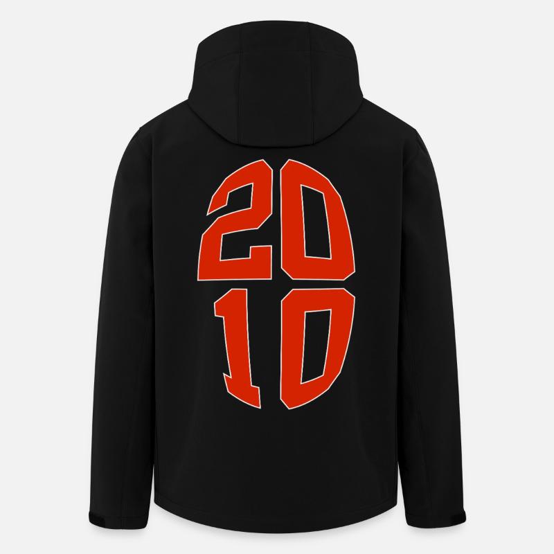 16 ANS 2010 16E ANNIVERSAIRE - Veste softshell homme en polyester recyclé Stanley/Stella - noir