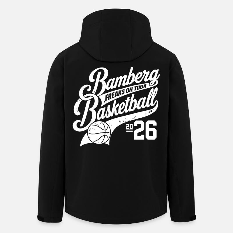 Bamberg Basketball - Recycelte Männer Softshell-Jacke von Stanley/Stella - Schwarz