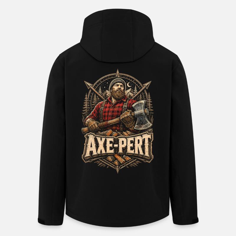 Lumberjack Lumberjack Lumberjack Axe-Pert - Men’s Recycled Softshell Jacket by Stanley/Stella - black