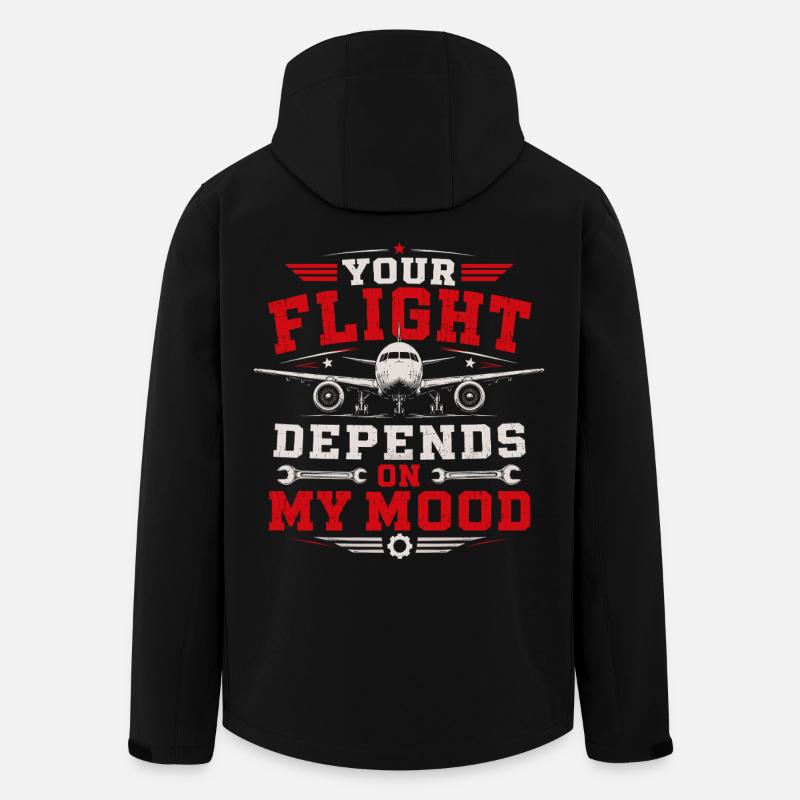 Wartungstechniker Flugzeug Und Luftfahrt - Recycelte Männer Softshell-Jacke von Stanley/Stella - Schwarz