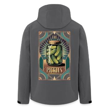 T-shirt concombre style tarot pour les amateurs de concombre - Veste softshell homme en polyester recyclé Stanley/Stella - noir - Dos - AI Model Male 185 light (185cm)