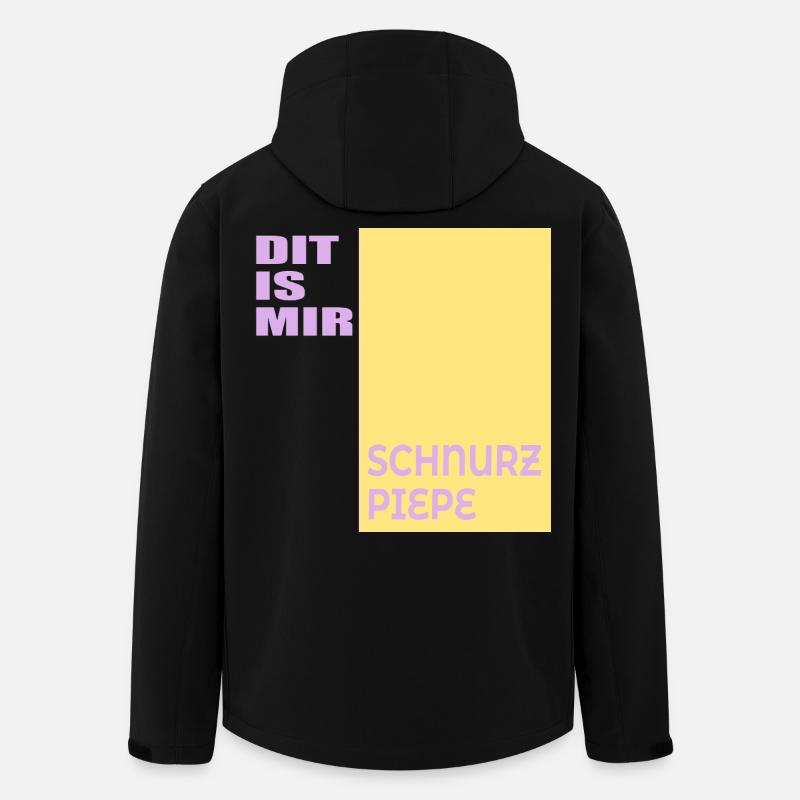 Berlinerisch Egal Berlin - Recycelte Männer Softshell-Jacke von Stanley/Stella - Schwarz