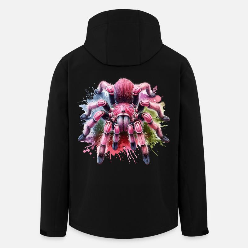Chile Vogelspinne Geschenk - Recycelte Männer Softshell-Jacke von Stanley/Stella - Schwarz