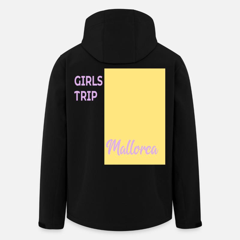 Mädchen Mallorca - Recycelte Männer Softshell-Jacke von Stanley/Stella - Schwarz