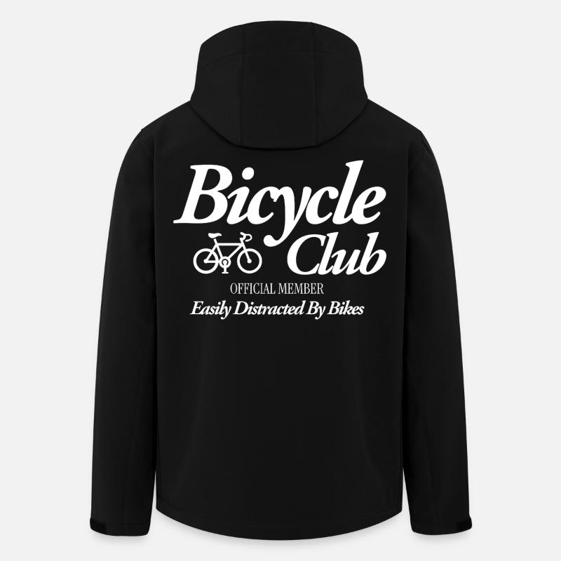Bicycle Club - Men’s Recycled Softshell Jacket by Stanley/Stella - black