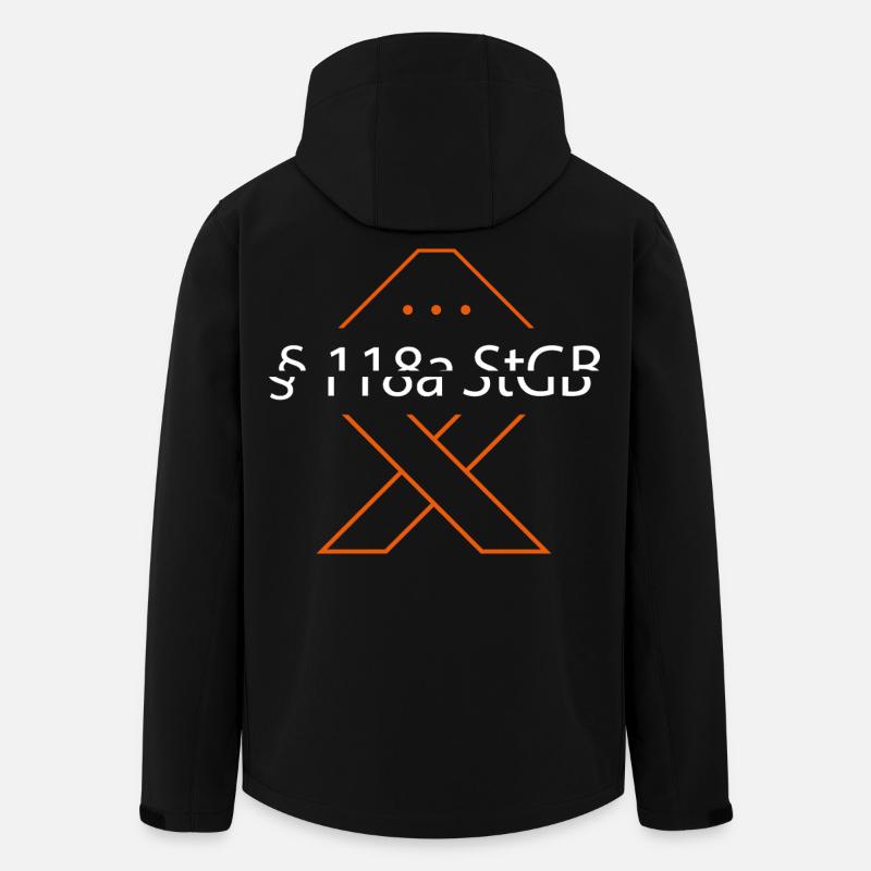  §118a StGB Routerfishers - Recycelte Männer Softshell-Jacke von Stanley/Stella - Schwarz