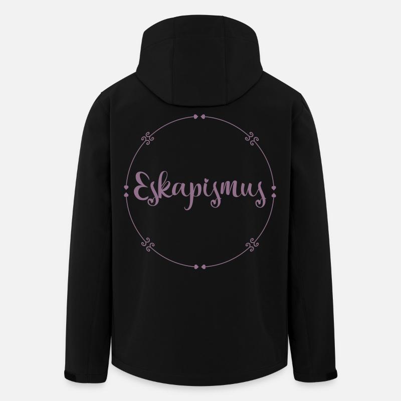 Eskapismus Liebe - Recycelte Männer Softshell-Jacke von Stanley/Stella - Schwarz