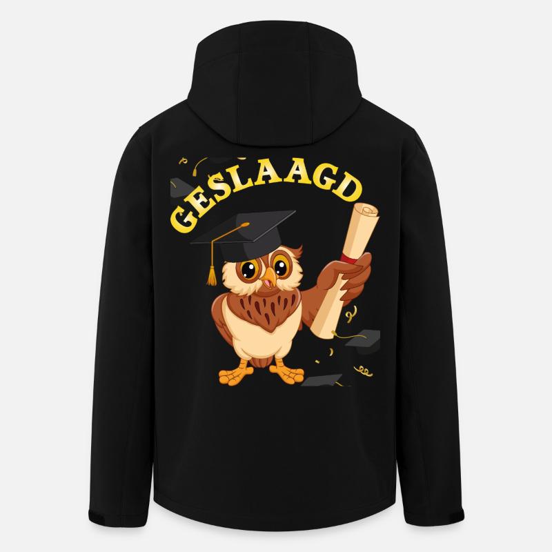 PassD - Recycelte Männer Softshell-Jacke von Stanley/Stella - Schwarz