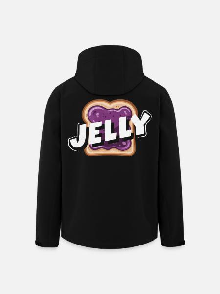 Peanut Butter & Jam Partner Look Design - Men’s Recycled Softshell Jacket by Stanley/Stella - black