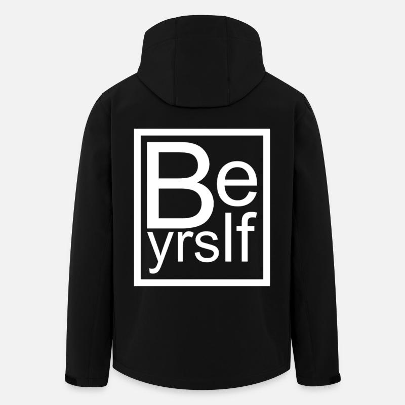 Be Yourself - Recycelte Männer Softshell-Jacke von Stanley/Stella - Schwarz