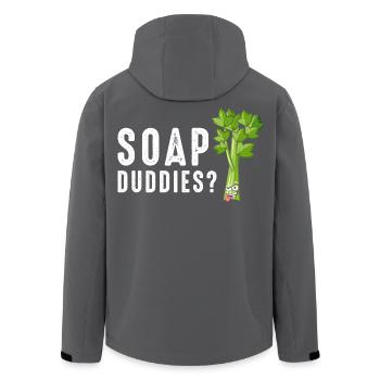 Soap Buddies Céleri rient - Veste softshell homme en polyester recyclé Stanley/Stella - noir - Dos - AI Model Male 185 light (185cm)