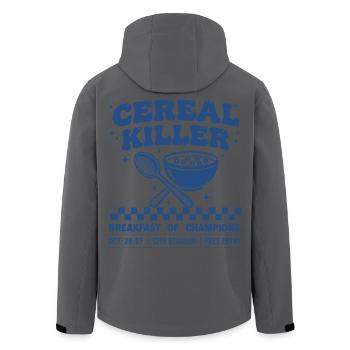 Céréales du petit-déjeuner Petit-déjeuner Tueur Petit-déjeuner des Champions - Veste softshell homme en polyester recyclé Stanley/Stella - noir - Dos - AI Model Male 185 light (185cm)