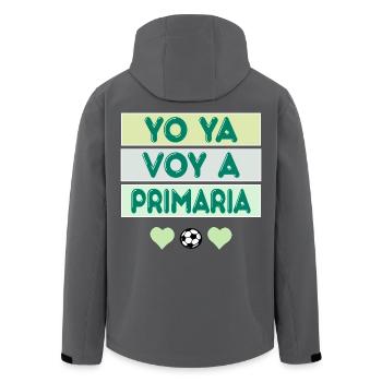 Élève de l’école primaire - Veste softshell homme en polyester recyclé Stanley/Stella - noir - Dos - AI Model Male 185 light (185cm)
