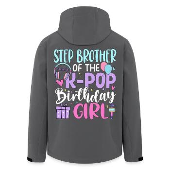 Step Brother of The K-Pop Birthday Girl - Men’s Recycled Softshell Jacket by Stanley/Stella - black - Back - AI Model Male 185 light (185cm)