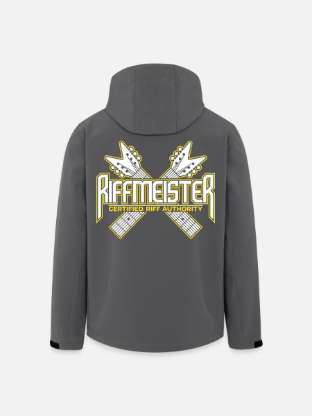 Riffmeister - Certified Riff Authority - Men’s Recycled Softshell Jacket by Stanley/Stella - black