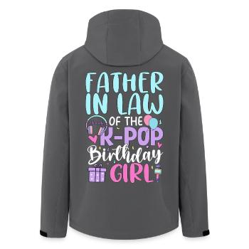 Father In Law of The K-Pop Birthday Girl - Recycelte Männer Softshell-Jacke von Stanley/Stella - Schwarz - Hinten - AI Model Male 185 light (185cm)