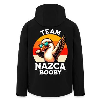 Seins de l’équipe Nazca - Veste softshell homme en polyester recyclé Stanley/Stella - noir - Dos - AI Model Male 185 light (185cm)