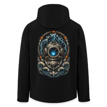 Soudeur sous-marin Soudeur sous-marin - Veste softshell homme en polyester recyclé Stanley/Stella - noir - Dos - AI Model Male 185 light (185cm)