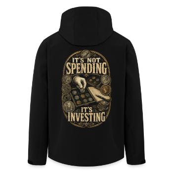 Numismatique des collectionneurs de pièces : ne pas investir - Veste softshell homme en polyester recyclé Stanley/Stella - noir - Dos - AI Model Male 185 light (185cm)