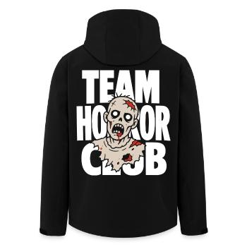 Équipe Horror Club Blood Zombie - Veste softshell homme en polyester recyclé Stanley/Stella - noir - Dos - AI Model Male 185 light (185cm)