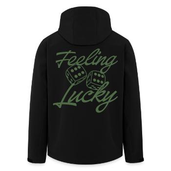 Scénario de Healing Dice - Veste softshell homme en polyester recyclé Stanley/Stella - noir - Dos - AI Model Male 185 light (185cm)