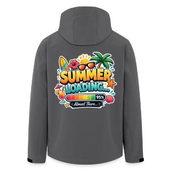 Summer Loading Vacation Incoming T-Shirt - Veste softshell homme en polyester recyclé Stanley/Stella - noir - Dos - AI Model Male 185 light (185cm)