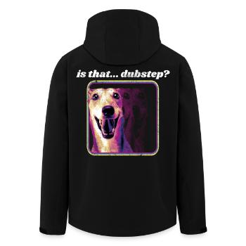 Chien Dubstep Drôle - Festival Rave Dubstep - Veste softshell homme en polyester recyclé Stanley/Stella - noir - Dos - AI Model Male 185 light (185cm)