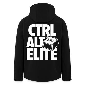 Ctrl Alt Elite Programmer - Veste softshell homme en polyester recyclé Stanley/Stella - noir - Dos - AI Model Male 185 light (185cm)