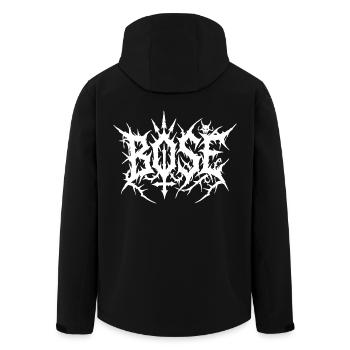 Evil Death Metal Logo - Men’s Recycled Softshell Jacket by Stanley/Stella - black - Back - AI Model Male 185 light (185cm)