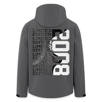 18 ANS ÉDITION LIMITÉE 2008 18E ANNIVERSAIRE - Veste softshell homme en polyester recyclé Stanley/Stella - noir - Dos - AI Model Male 185 light (185cm)