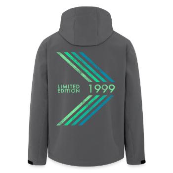 Édition limitée 1999 Anniversaire Homme Femme Sport - Veste softshell homme en polyester recyclé Stanley/Stella - noir - Dos - AI Model Male 185 light (185cm)