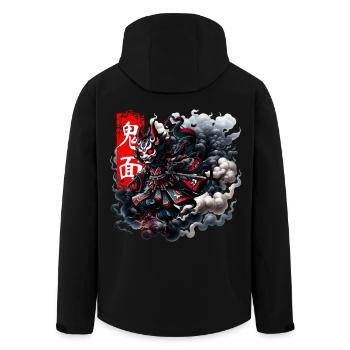 Masque Oni Esprit Intrépide - Veste softshell homme en polyester recyclé Stanley/Stella - noir - Dos - AI Model Male 185 light (185cm)