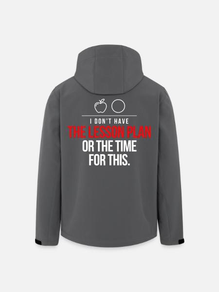 No Lesson Plan Time Tee - Men’s Recycled Softshell Jacket by Stanley/Stella - black