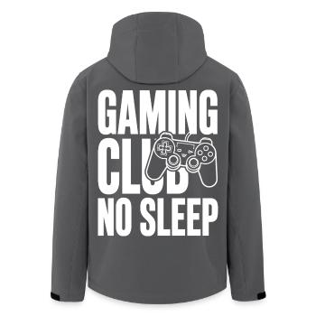 Manette Gaming Club Sans Sommeil - Veste softshell homme en polyester recyclé Stanley/Stella - noir - Dos - AI Model Male 185 light (185cm)