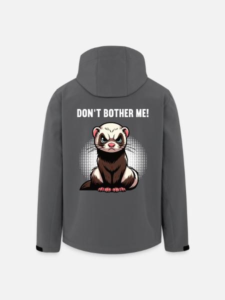 Don't Bother Me Frettchen Frettchenbesitzer - Recycelte Männer Softshell-Jacke von Stanley/Stella - Schwarz