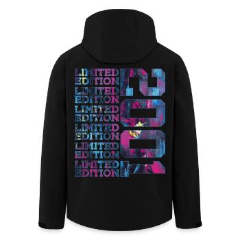 COOL 25 ANS ÉDITION LIMITÉE 2001 25E ANNIVERSAIRE - Veste softshell homme en polyester recyclé Stanley/Stella - noir - Dos - AI Model Male 185 light (185cm)