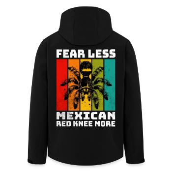 Red-knee tarantula - Men’s Recycled Softshell Jacket by Stanley/Stella - black - Back - AI Model Male 185 light (185cm)