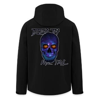 Cosmic Death Metal Skull - Men’s Recycled Softshell Jacket by Stanley/Stella - black - Back - AI Model Male 185 light (185cm)