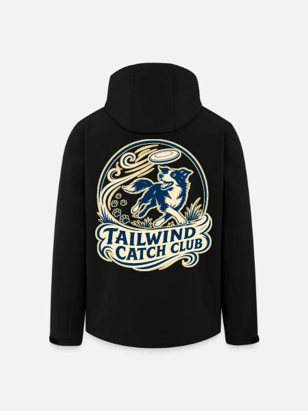 TAILWIND CATCH CLUB Dog - Men’s Recycled Softshell Jacket by Stanley/Stella - black
