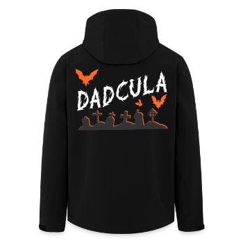 Dadcula Graveyard Gothic - Men’s Recycled Softshell Jacket by Stanley/Stella - black - Back - AI Model Male 185 light (185cm)